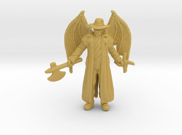 Jeepers Creepers Winged HO scale 20mm miniature  in Tan Fine Detail Plastic