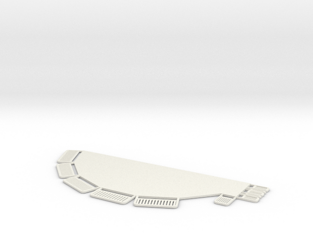 REMIX II - Deck Left in White Natural Versatile Plastic
