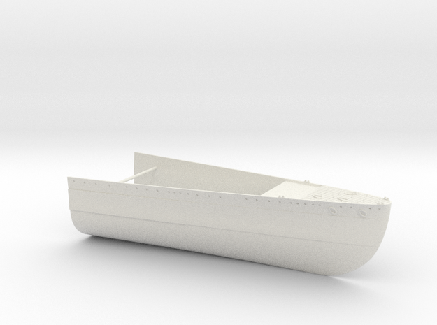 1/350 Caracciolo Class (1919) Bow Full Hull in White Natural Versatile Plastic
