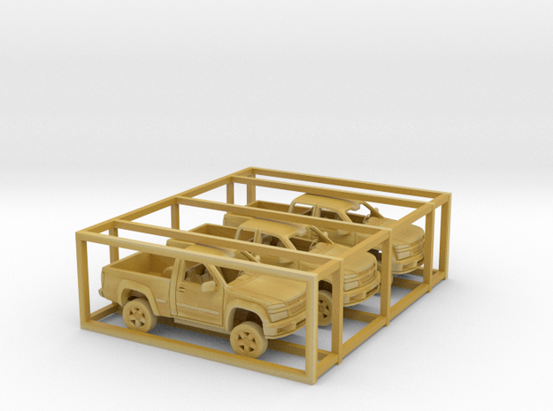 1/160 2004-2012 Chevrolet Colorado 3 Truck Set Kit in Tan Fine Detail Plastic