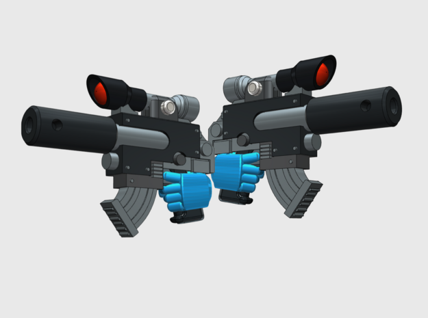20x Standard M2 Operative Pistols (L&R) in Tan Fine Detail Plastic