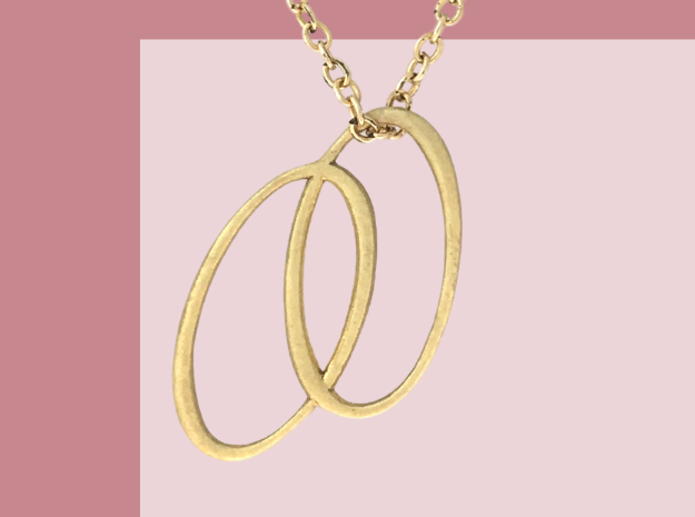 Soonets Jewelry Signature Pendant in 14K Yellow Gold