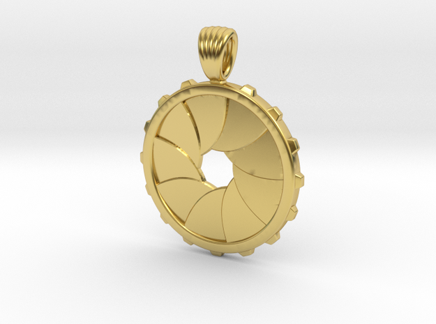 Diaphragm in Polished Brass