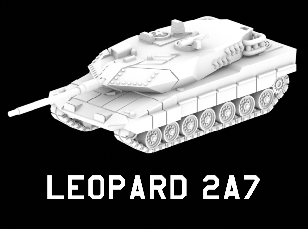 LEOPARD 2A7 in White Natural Versatile Plastic: 1:220 - Z