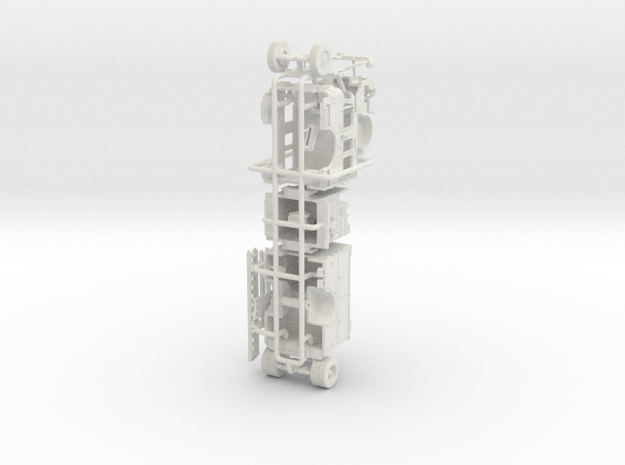 1/87 2021 Spartan Engine Compartment Doors in White Natural Versatile Plastic