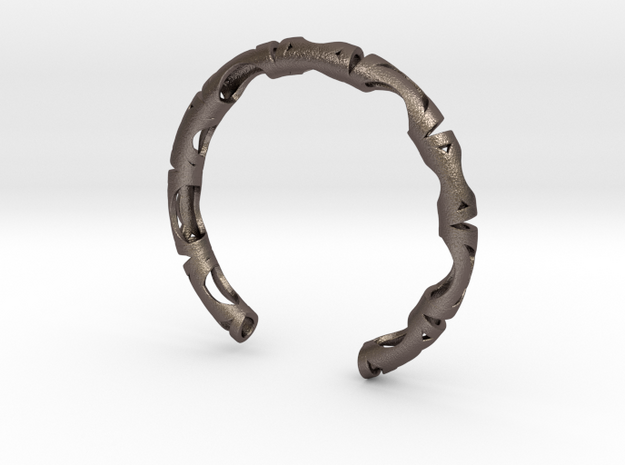 circle''s in Polished Bronzed Silver Steel