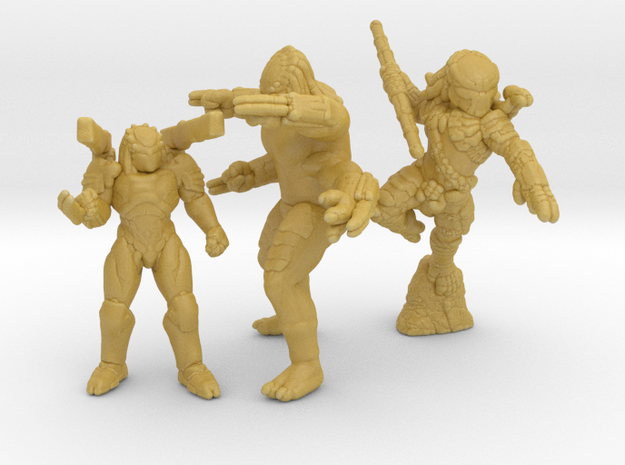 Armored Predators 15mm set miniature models scifi in Tan Fine Detail Plastic
