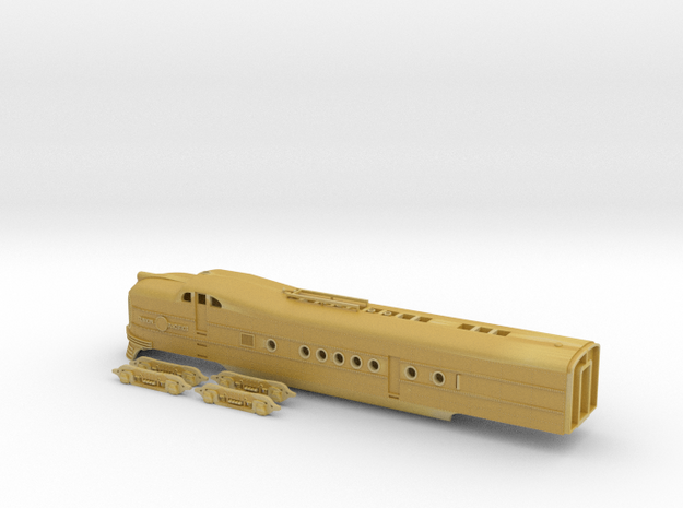 N SCALE UNION PACIIFIC M10004 A COLA SHELL in Tan Fine Detail Plastic