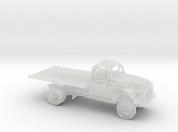 1/160  1948-50 Ford F-Series Flatbed Kit in Clear Ultra Fine Detail Plastic