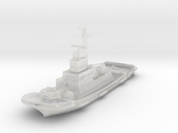 Japanese modern  harbour tugboat 1/700 in Clear Ultra Fine Detail Plastic