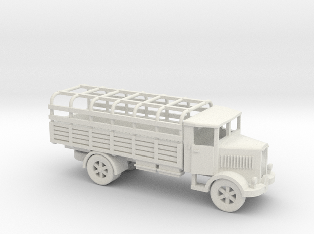 1/100 Lancia 3Ro camion, truck,LKW in White Natural Versatile Plastic