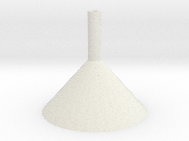 Title:Efficient Funnel
 in White Natural Versatile Plastic
