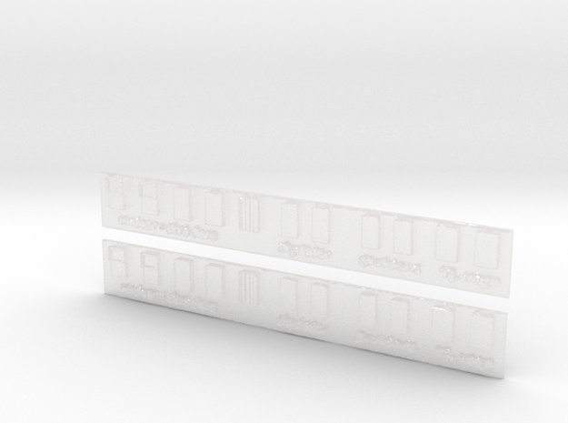 vinduer til Da (1:160) in Clear Ultra Fine Detail Plastic