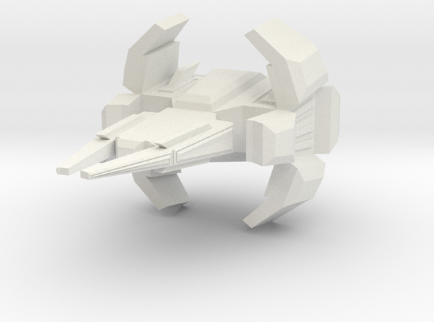 Space Force Patrol Frigate  in White Natural Versatile Plastic