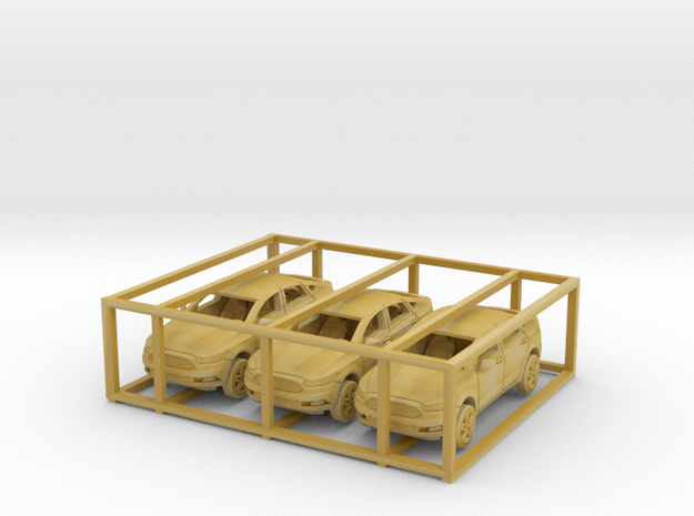 1/160 2013-16 Ford Fusion 3 Car Set Kit in Tan Fine Detail Plastic