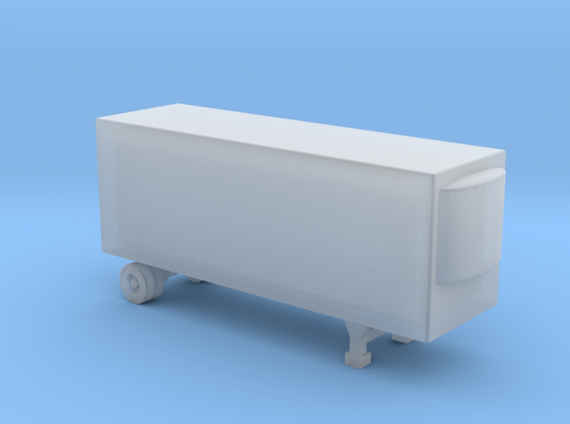 28 Foot Refrigerated Trailer - Z scale in Smooth Fine Detail Plastic