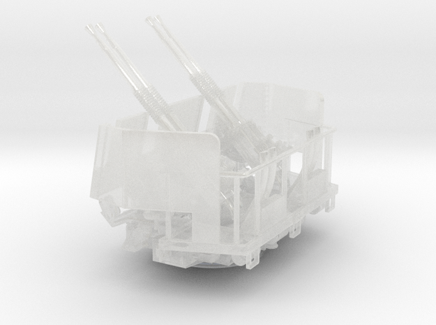Quad Bofors Shielded Elevated 1/128 in Clear Ultra Fine Detail Plastic