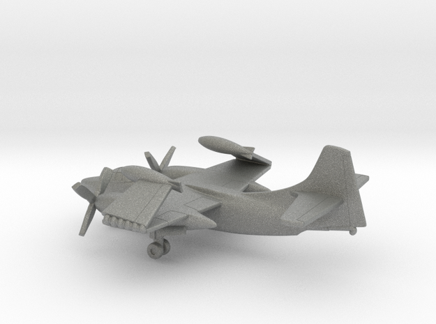 North American AJ-2P Savage (folded wings) in Gray PA12: 6mm