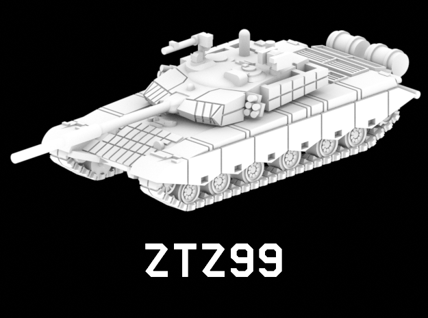 ZTZ99 in White Natural Versatile Plastic: 1:220 - Z