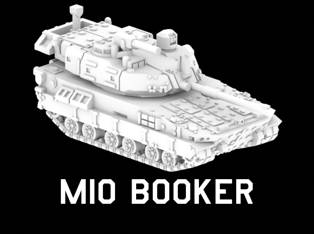 M10 Booker in White Natural Versatile Plastic: 1:220 - Z