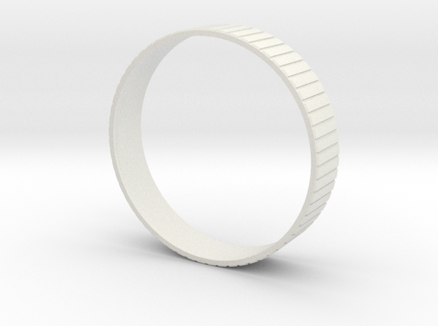 Olympus FT 50mm f2.0 macro focus ring in White Natural TPE (SLS)