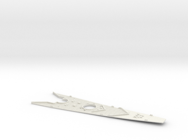 1/700 Alsace Class Foredeck in White Natural Versatile Plastic