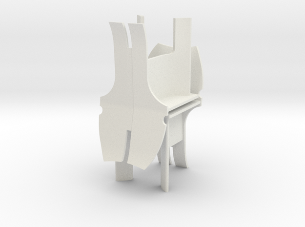 Pair of AV chairs in White Natural Versatile Plastic