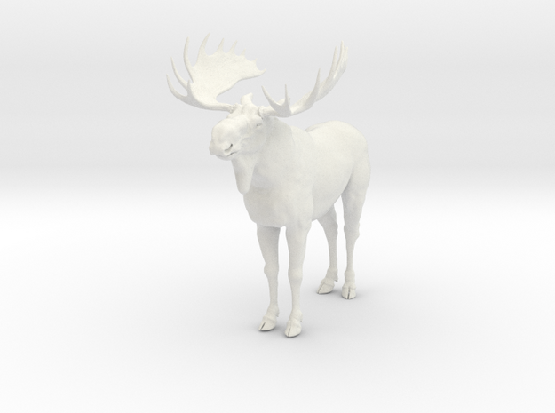 moose in White Natural Versatile Plastic