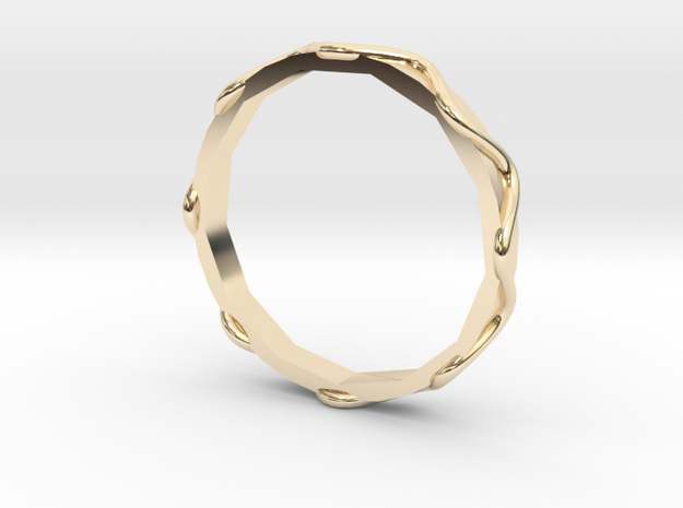 Waves Ring - Sz.7 in 14K Yellow Gold