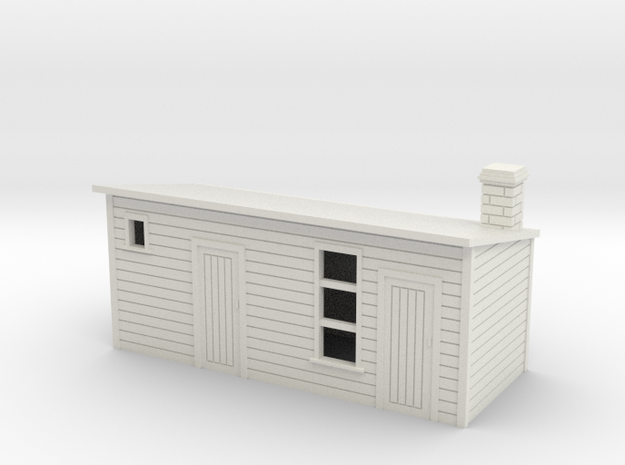 Outhouse For  Old Style House and Officers house1: in White Natural Versatile Plastic