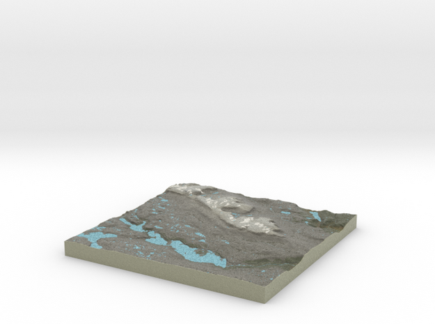 Terrafab generated model Tue Dec 03 2013 22:14:33  in Full Color Sandstone