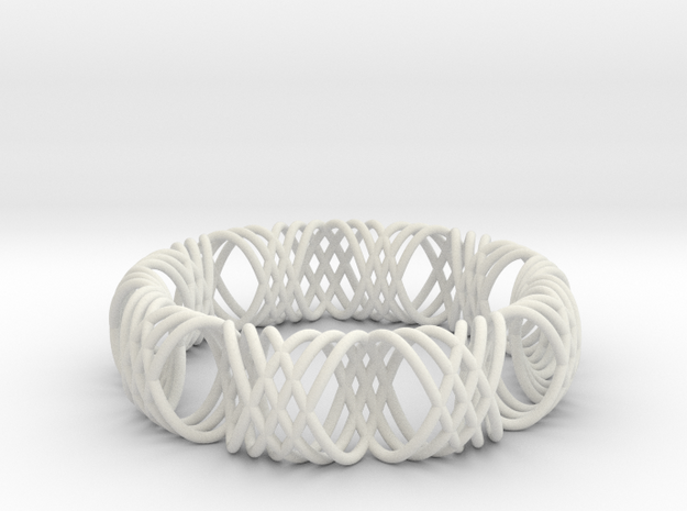 bracelet spirals 1 in White Natural Versatile Plastic