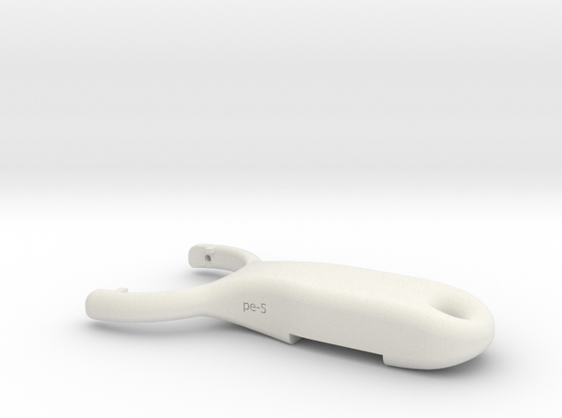WAX3 Compatible Peeler Handle Part 1 of 2 in White Natural Versatile Plastic