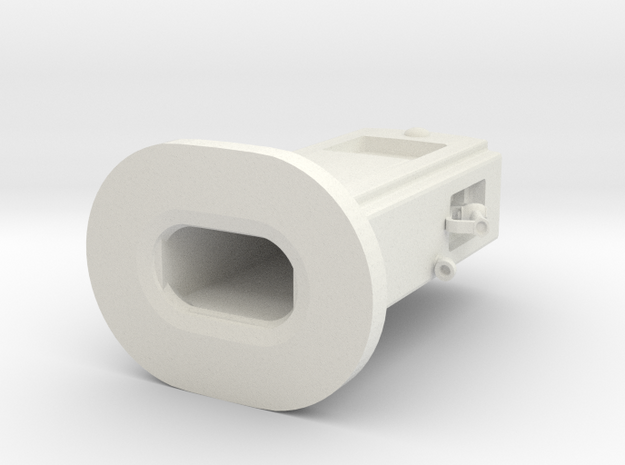Gas Pump 1-43 in White Natural Versatile Plastic