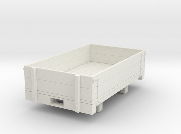 Gn15 Dropside wagon  in White Natural Versatile Plastic