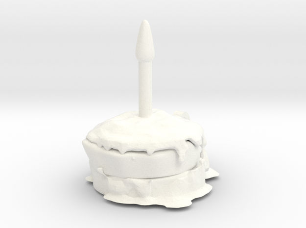 birthday cake in White Processed Versatile Plastic