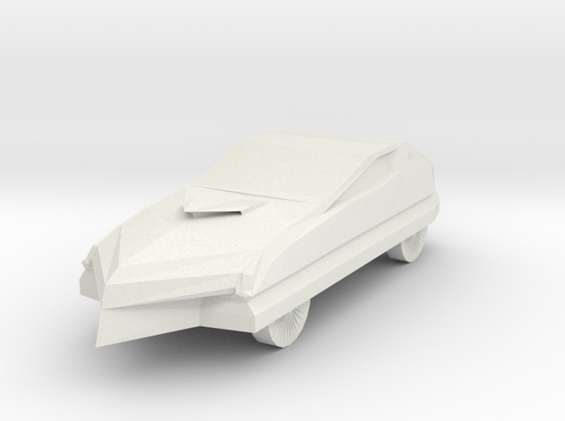 Gonzalo Car in White Natural Versatile Plastic