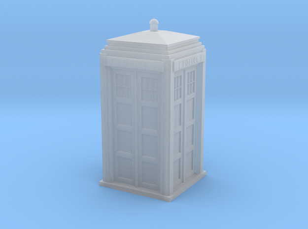 Police Signal (telephone) Box - OO (1:76) scale in Tan Fine Detail Plastic