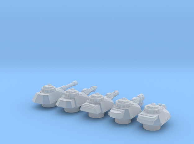 Panzer Mk IVsf turrets in Tan Fine Detail Plastic