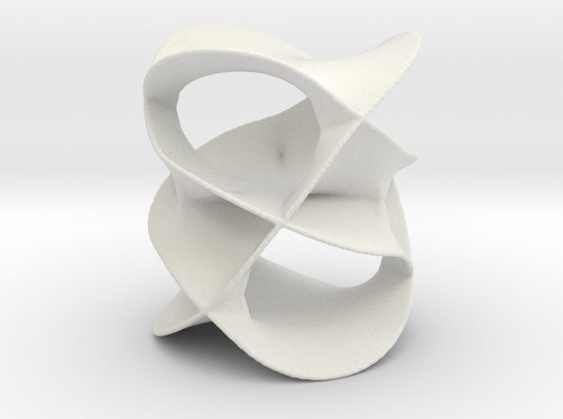 Riemann Surface in White Natural Versatile Plastic