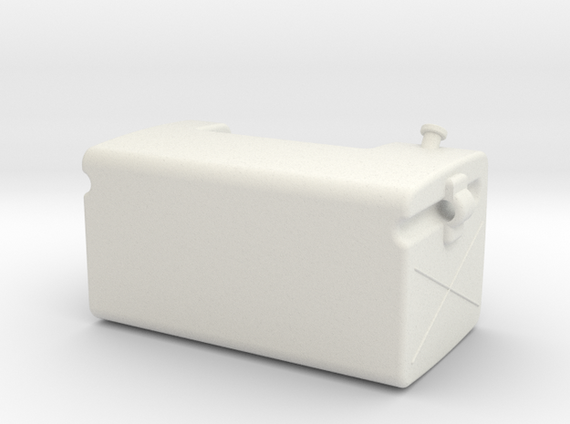 Fuel-tank-small RH in White Natural Versatile Plastic