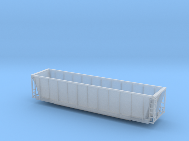Z scale Coalveyor (tm) bathtub gondola in Smooth Fine Detail Plastic
