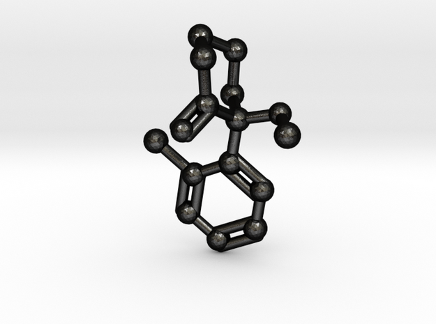 Ketamine Molecule Keychain Necklace