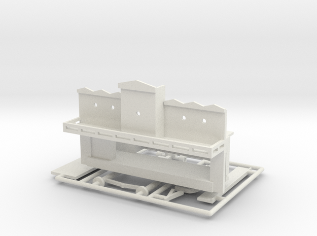 Spiel - game "Steamboat"-Derby 1:160 (n scale) in White Natural Versatile Plastic