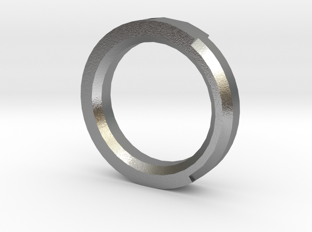 Plain Ring in Natural Silver