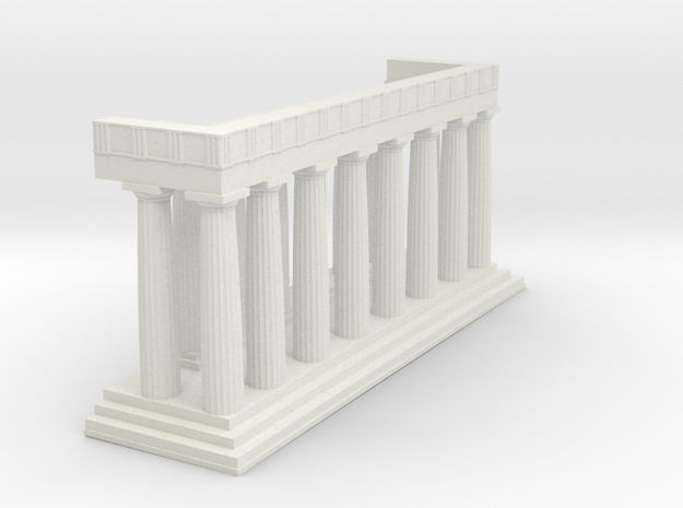 1:150 Parthenon Eastern Facade in White Natural Versatile Plastic