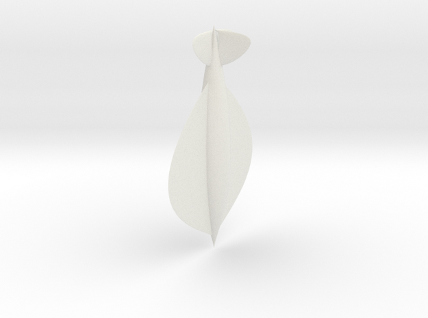 Manta jet in White Natural Versatile Plastic