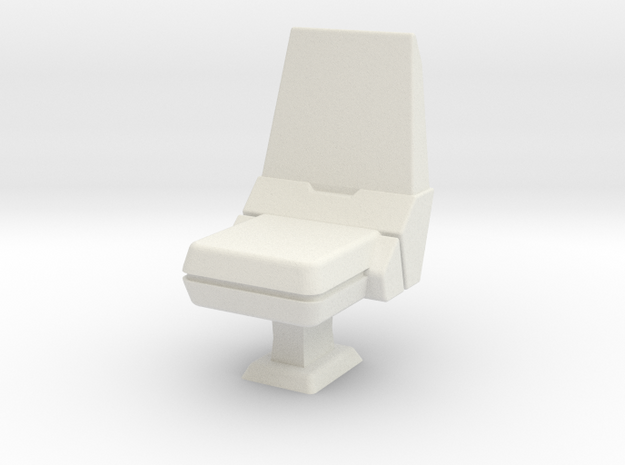 CP03 Bridge Operator's Chair (28mm) in White Natural Versatile Plastic