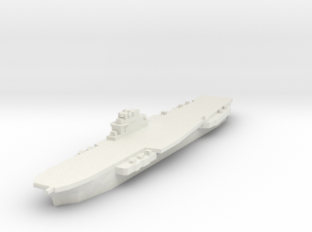 Clemenceau Carrier 1:3000 x1 in White Natural Versatile Plastic