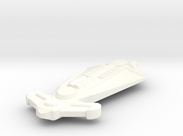 Danari Starship in White Processed Versatile Plastic